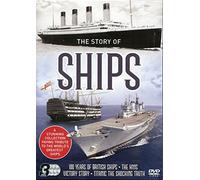 THE STORY OF SHIPS 3DVD SET. 100 YEARS OF BRITISH SHIPS. THE HMS VICTORY STORY. TITANIC-THE SHOCKING TRUTH.