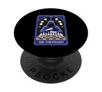 The Strategist XVII Tarot Mystic Chess Player PopSockets PopGrip Adhésif