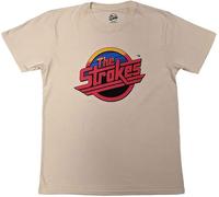 The Strokes T Shirt Red Band Logo Official Unisex Natural Hemden(XX-Large)