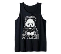 The Struggle is Real Cute Panda Bear Mathématiques Livre de mathématiques Débardeur