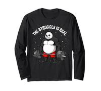 The Struggle is Real Panda Gym Strength Manche Longue