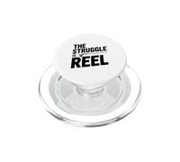 The Struggle is Reel Fishing Humour for Pêcheurs PopSockets PopGrip pour MagSafe