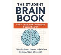 The Student Brain Book: Cognitive Function Puzzles, college students brain anatomy puzzle book