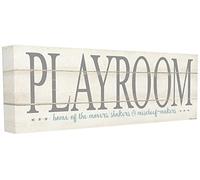 The Stupell Home Decor Collection Playroom Home of Mischief Makers Toile murale tendue Multicolore 25,4 x 64,52 x 60,96 cm