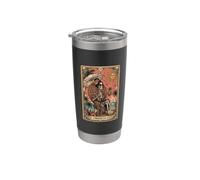 The Summerween Queen Tarot Occult Vintage Gobelet isotherme en acier inoxydable double paroi