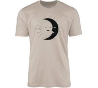 The Sun and The Moon T-Shirt Top Tee - Supernatural Witch Wicca Cult Goth Tarot Live Love Lunar Dark Spells Womens Mens Unisex Clothing Gifts Presents Manches Courtes(XX-Large)