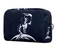 The Sun God with a Torch Cosmetic Bag for Women Travel Toiletries Bags Large Makeup Handy Pouch Organizer Bag with Zipper, multicolore, 18.5x7.5x13cm/7.3x3x5.1in, Trousse de toilette
