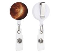 The Sun Porte-badge rétractable avec clip pour carte d'identité pour médecin, infirmière, étudiant, employé de bureau