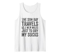 The Sun Ray Travels 93,2 mln Miles to Dry My Socks Débardeur