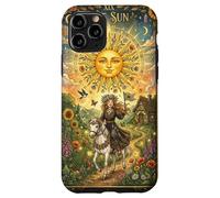 The Sun Tarot Card Celestial Maiden Horse Coque pour iPhone 11 Pro