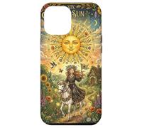 The Sun Tarot Card Celestial Maiden Horse Coque pour iPhone 12 Pro Max