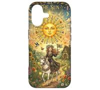 The Sun Tarot Card Celestial Maiden Horse Coque pour iPhone 17