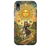 The Sun Tarot Card Celestial Maiden Horse Coque pour iPhone XR