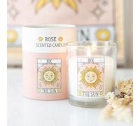 The Sun Vintage Tarot Rose Candle