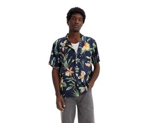 The Sunset Camp T-Shirt Multicolore, Nepenthe Floral Navy, XS