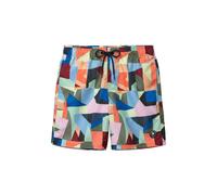 The Sunshine Brand Shorts de bain 'Mike' bleu cobalt / abricot / rose / rouge, Taille L