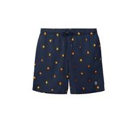 The Sunshine Brand Shorts de bain 'Mike' bleu marine / citron / orange, Taille M