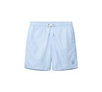 The Sunshine Brand Shorts de bain 'Mike Geo' bleu clair / blanc, Taille M