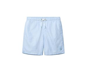 The Sunshine Brand Shorts de bain 'Mike Geo' bleu clair / blanc, Taille M