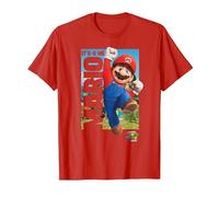 The Super Mario Bros. Movie It’s-a Me Mario Poster T-Shirt, Homme, Rouge, M