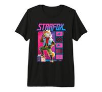 The Super Mario Galaxy Movie Fox McCloud Retro Hero T-Shirt Haut de Gamme