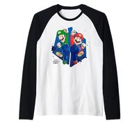 The Super Mario Galaxy Movie Mario & Luigi Galaxy Jump Manche Raglan