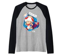 The Super Mario Galaxy Movie Toad Galactic Run Manche Raglan