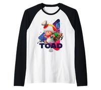 The Super Mario Galaxy Movie Toad Galaxy Run Manche Raglan