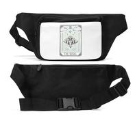 The Sushi 13 Chopstick Tarot Card Sac banane unisexe Noir