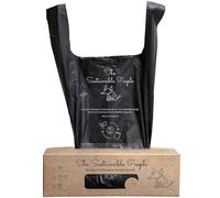 The Sustainable People 160 Sacs pour déchets canins compostables à domicile - Certifié OK compost HOME - Grands et Extra Épais (18 micromètre), Sûrs et Résistants à l’humidité