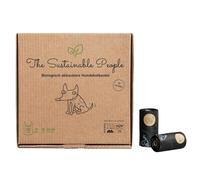The Sustainable People 252 Sacs pour déchets canins compostables à domicile - Certifié OK compost HOME - Grands et Extra Épais (18 micromètre), Sûrs et Résistants à l’humidité