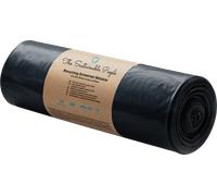 The Sustainable People Sacs Poubelle Recyclés pour Charges Lourdes - Noir 240 L