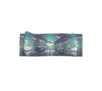 The Swan in Love Bandeaux pour bébé fille nouveau-né - Bandeau doux, extensible et réglable pour bébé de 0 à 24 mois