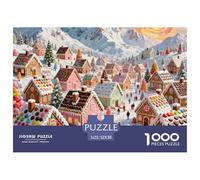 The Sweet Winter Dream of Candy Ville (2) 1000 Pièces Puzzles Classique Jeu Cadeau Unique Puzzles Jouets De Jeu pour Adultes 52x38cm/1000pcs