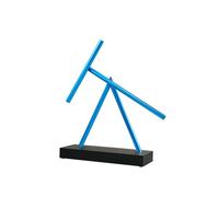 The Swinging Sticks® - Objet d'art cinétique en Noir et Bleu | Système de Mouvement Physique | Quand Le Design Rencontre la Technologie | Rotation permanente grâce à Une Impulsion électromagnétique