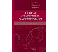The Syntax And Semantics Of Pseudo-Incorporation