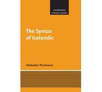 The Syntax of Icelandic