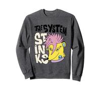 The System Stinks - Illustration de Rat Rebelle Sweatshirt