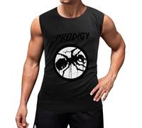 The Tank Top T-shirt en coton pour homme avec logo imprimé sans manches Pro*digy T-shirt décontracté d'été - Merch Clothes Top pour hommes fans cadeau, 10, XXL