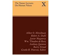 The Tanner Lectures On Human Values
