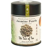 The Tao of Tea, Handrolled Jasmine Pearls Green Tea, Loose Leaf, 3 Ounce Tin by The Tao of Tea