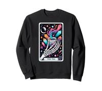 The Tea Tarot Carte Squelette Amusant Halloween Thé Lover Sweatshirt