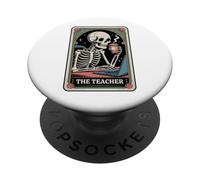 The Teacher Carte de Tarot pour enseigner la rentrée Scolaire PopSockets PopGrip Adhésif