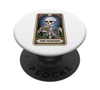 The Teacher Carte de Tarot pour enseigner la rentrée Scolaire PopSockets PopGrip Adhésif