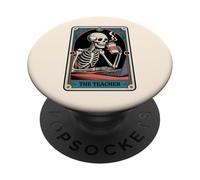 The Teacher Carte de Tarot pour enseigner la rentrée Scolaire PopSockets PopGrip Adhésif