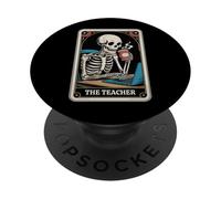 The Teacher Carte de Tarot pour enseigner la rentrée Scolaire PopSockets PopGrip Adhésif