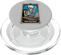 The Teacher Carte de Tarot pour Professeur de mathématiques PopSockets PopGrip pour MagSafe