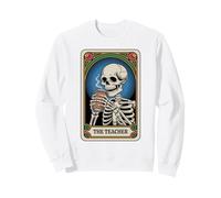 The Teacher Carte de Tarot pour Professeur de mathématiques Sweatshirt