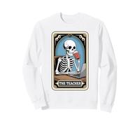 The Teacher Carte de Tarot pour Professeur de mathématiques Sweatshirt