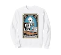 The Teacher Carte de Tarot pour Professeur de mathématiques Sweatshirt